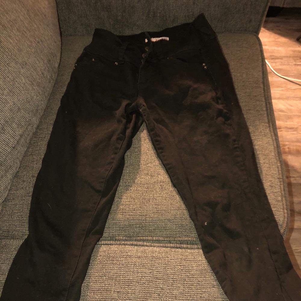 Black pants, size 5, YMI brand.